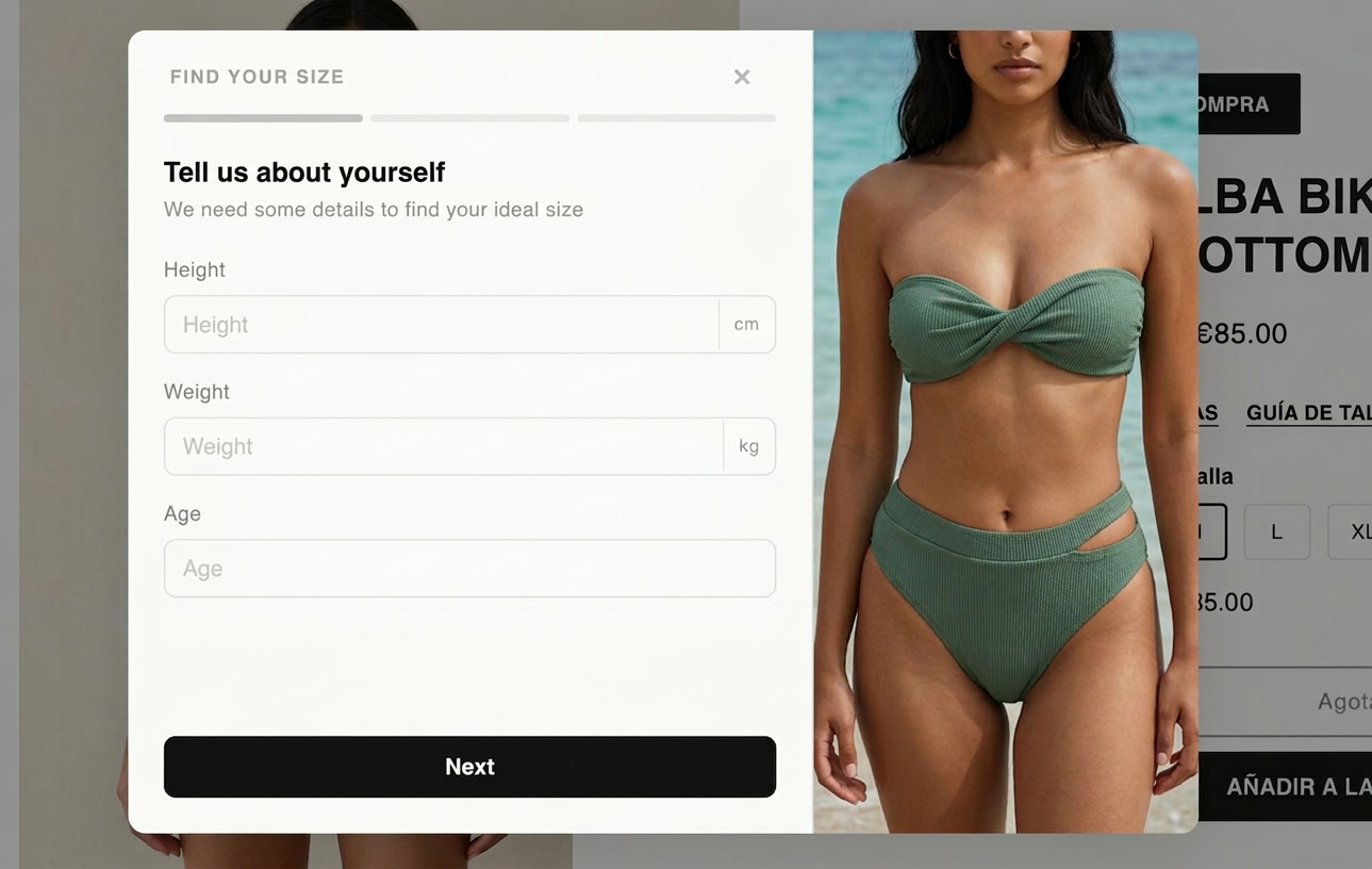 FitLemon size recommendation preview